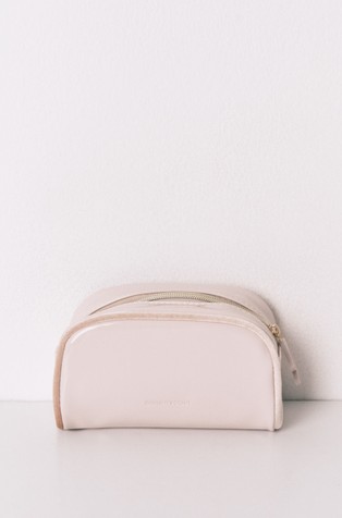 Small patent toiletry vanity case