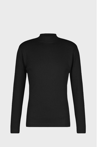 Rebrasta majica s uzdignutim ovratnikom