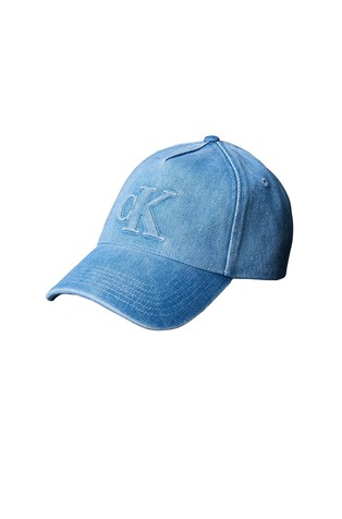 Denim kapa sa šiltom i logotipom