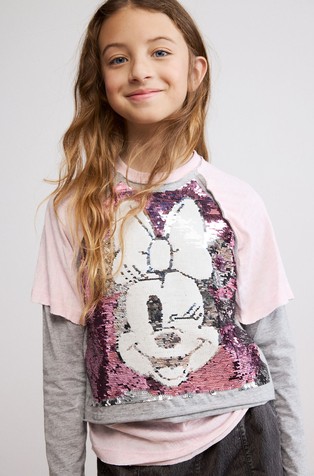 Minnie Mouse majica sa šljokicama