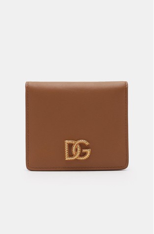 Small leather wallet with DG logo