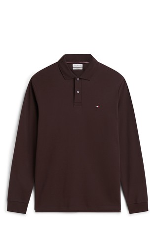 Regular fit polo majica dugih rukava