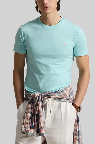 Custom Slim Fit Jersey Crewneck T-Shirt