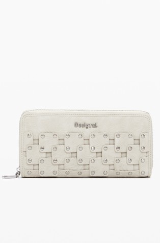 Veći novčanik od umjetne kože sa zakovicama