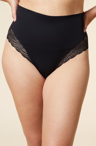 Power Lace High waist thong - medium support