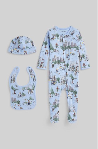 Polo Bear pamučni 3-dijelni komplet