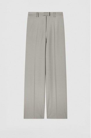 Essential palazzo hlače od mješavine vune