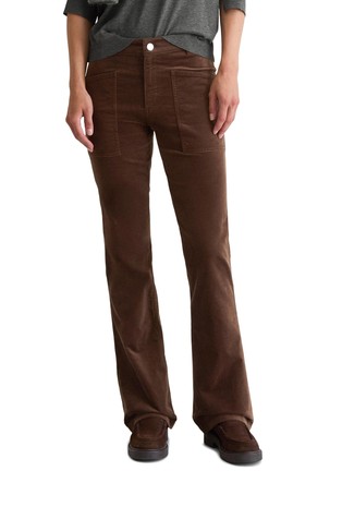 Zvonaste baršunaste hlače od rastezljivog organskog pamuka