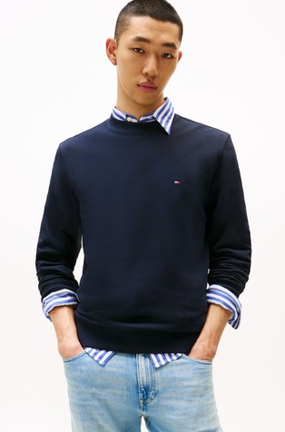 Pamučni pulover s frotirnom unutrašnjošću