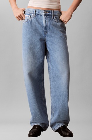Relaxed fit jeans hlače sa širokim nogavicama