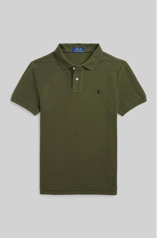 Slim fit pamučna polo majica