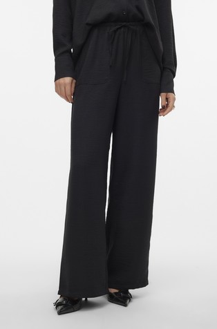 VMMELANEY hlače s visokim strukom