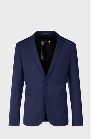 Skinny fit sako od rastezljive mješavine vune