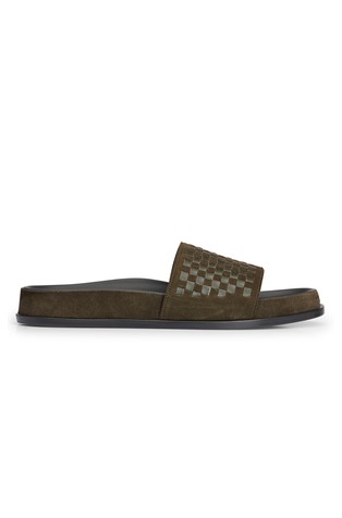 Natikače od pletene kože i brušene kože