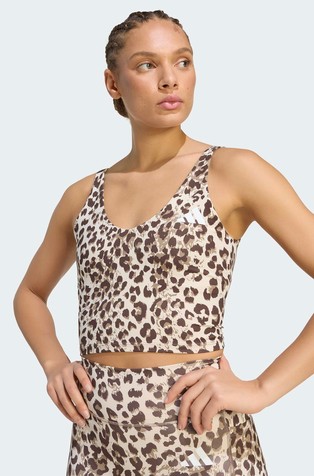 Workout Essentials Leopard Print Tank Top