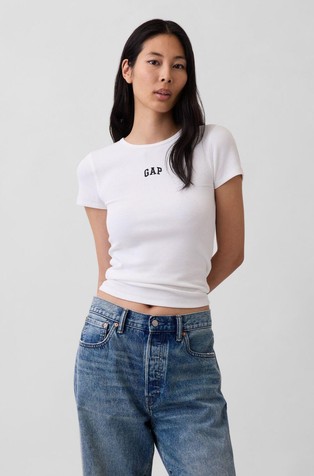 Modern Rib Gap Logo T-Shirt