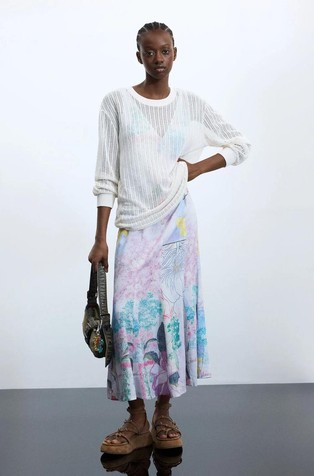 2-in-1 Printed Dress