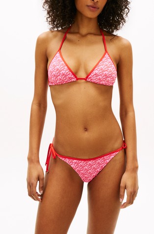 Essential Print Side Tie Bikini Bottoms