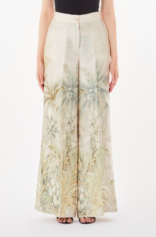 Široke hlače s uzorkom