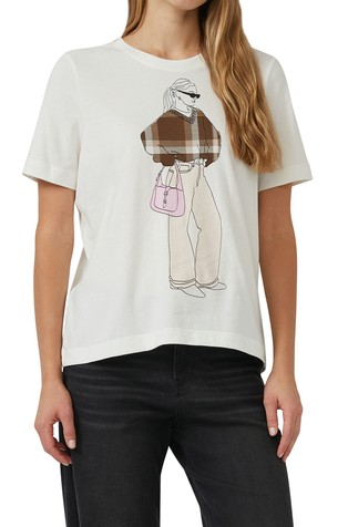 T-shirt with front print in relaxed fit