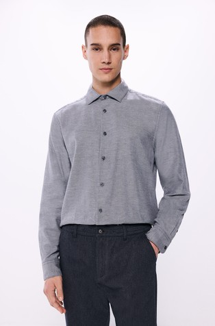 Flannel textured shirt