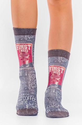 Coffee Madness ženske čarape