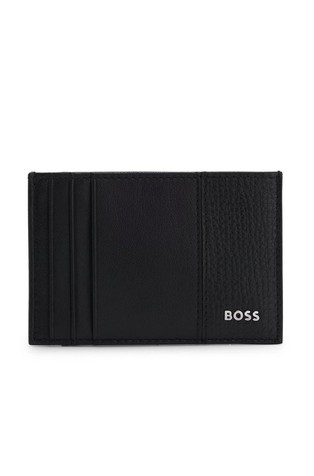 Kožni novčanik za kartice s logo detaljem