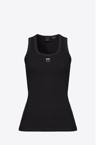 Majica bez rukava s vezom Love Birds