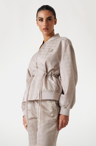 4G logo bomber jacket