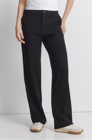 Straight tailored trousers