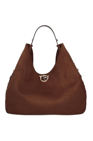 Large hobo bag with studs