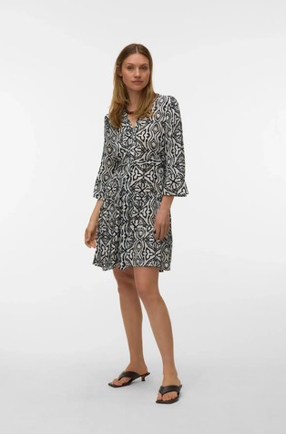 VMMENNY Short dress with flounces