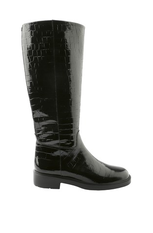 Jeremy kožne čizme s imitacijom krokodilske kože