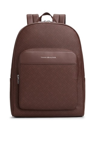 Ruksak od umjetne kože s uzorkom zastavica