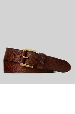 Signature Pony Leather Belt