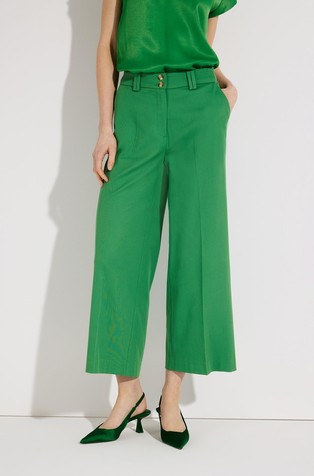 Culotte hlače od mješavine viskoze i pamuka