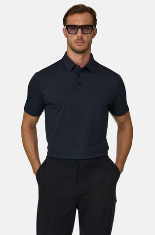 Short-sleeved Polo In Stretch Supima Cotton