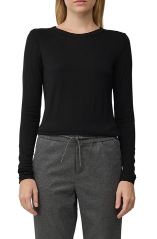 Majica dugih rukava od rastezljive viskoze