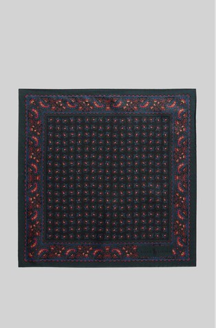 Svilena džepna maramica s paisley uzorkom