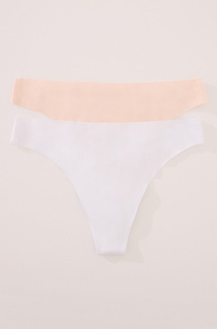 Paket od 2 para pamučnih tangica