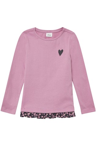 Majica s A-krojem i volančićem na donjem rubu