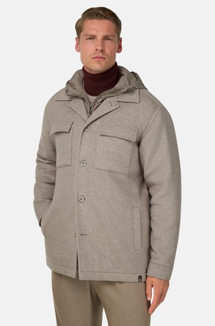 Jakna s uklonjivim umetkom s kapuljačom