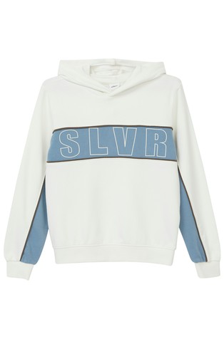 Pulover s kapuljačom i otisnutim natpisom