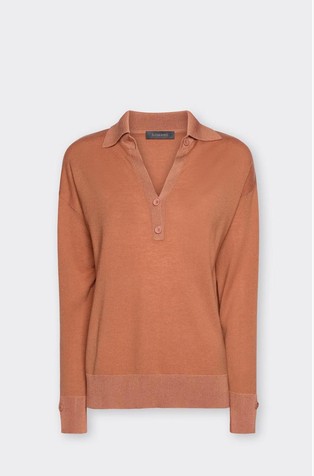 Wool Knit Polo Shirt
