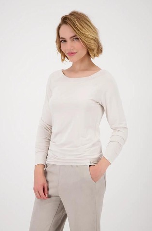 Majica dugih rukava od mješavine viskoze