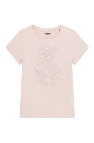 Majica s medvjedićem od ukrasnih kamenčića