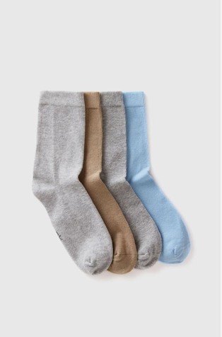Paket od 4 para čarapa od mješavine pamuka