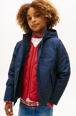 2-u-1 jakna s kapuljačom i uklonjivim prslukom