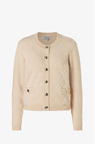 Cardigan with decorative buttons