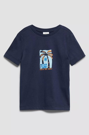 T-shirt with front print